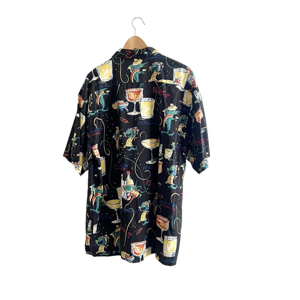AF/CO Bluewater Men’s Margarita Style Shirt Collared Pocket Jimmy Buffet Vibe XL - Picture 2 of 7